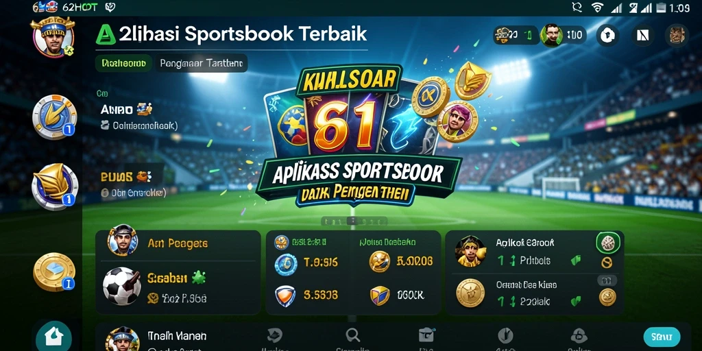 Tampilan gameplay <strong>62HOT</strong> dengan berbagai pilihan taruhan olahraga.