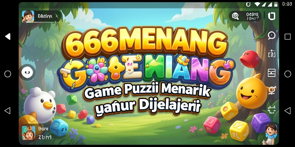 Screenshot dari gameplay 666MENANG dengan berbagai teka-teki menarik.