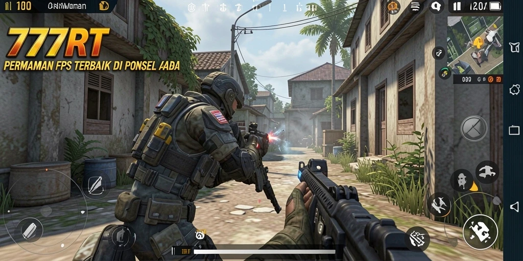 Gameplay menegangkan di 777RT menampilkan aksi tembak-menembak yang seru.
