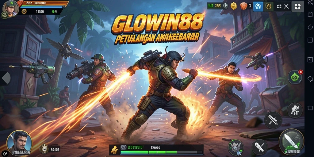 Gameplay Action intens dan grafis memukau di GLOWIN88.