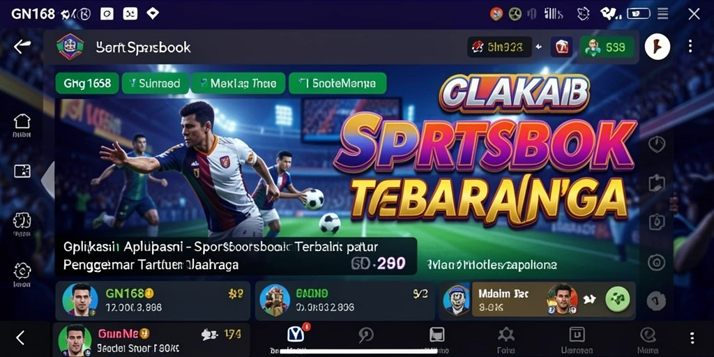 Screenshot GN168 menampilkan antarmuka penggunanya yang menarik dan responsif.