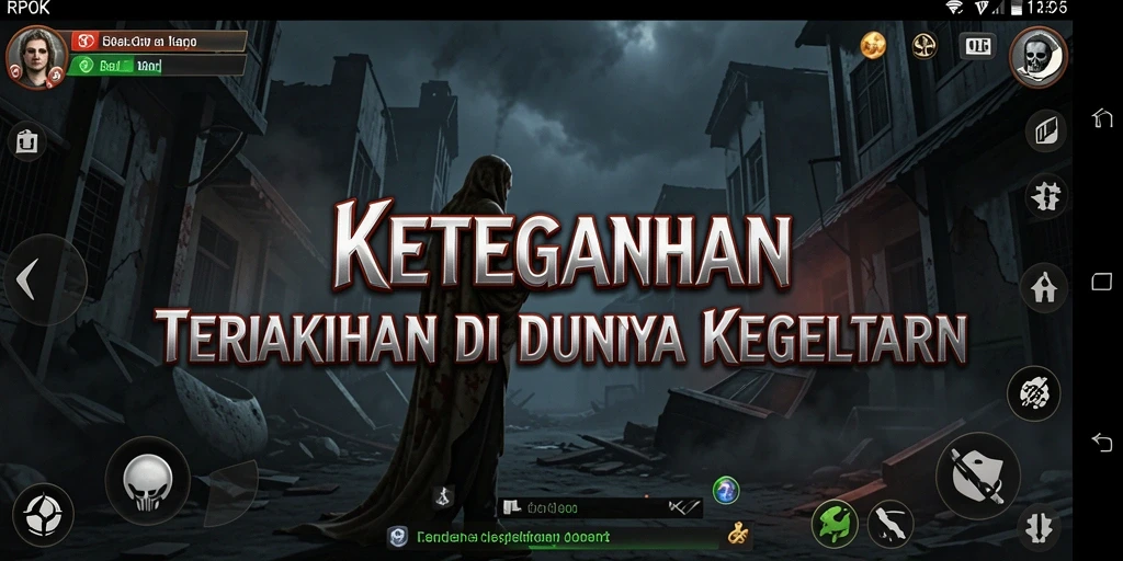 Tampilan gameplay RPOK dengan suasana Horror yang mencekam.