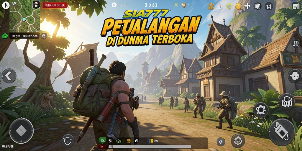 Tampilan gameplay SIA777 yang menakjubkan di dunia terbuka.