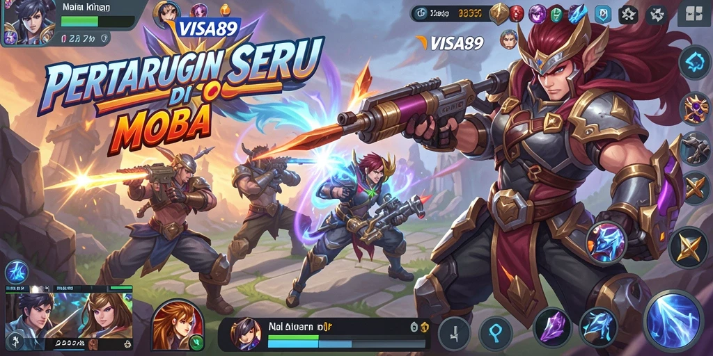 Screenshot dari gameplay seru di <strong>VISA89</strong> dengan pertarungan intens.