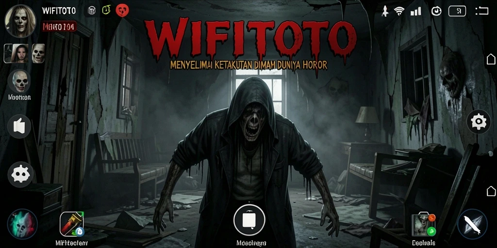 Screenshot gameplay <strong>WIFITOTO</strong> menunjukkan suasana mencekam dan penuh ketegangan.